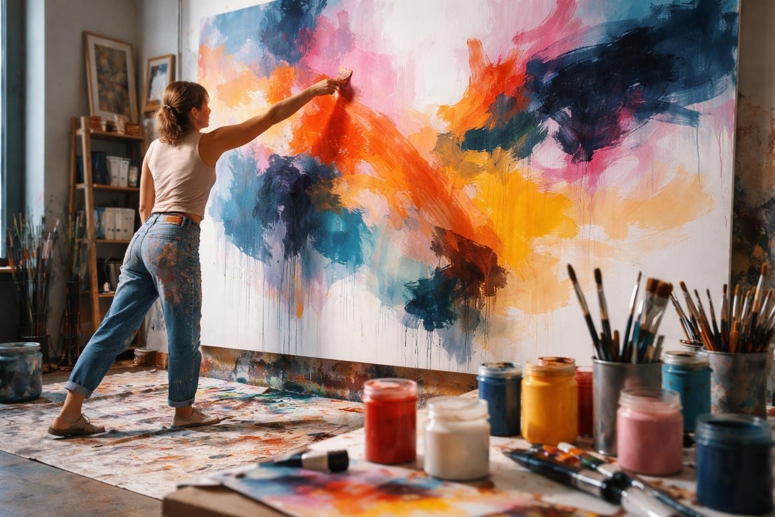 Large Canvas Abstract Painting: Expert Guide 2026
