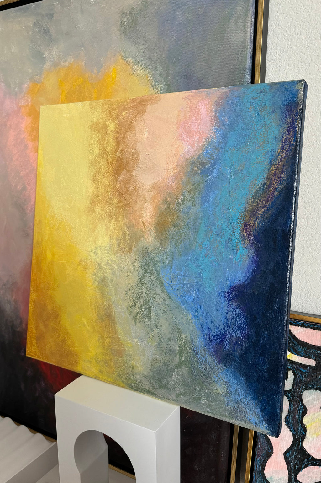 Arabesque — Rhythmic Abstract Painting (Fluid Geometric Expression)