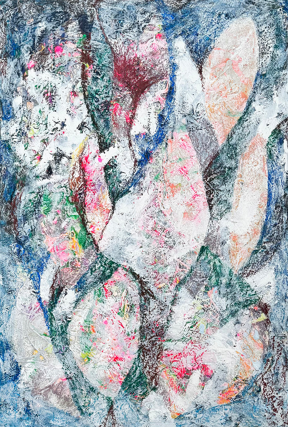 Borealis — Chromatic Abstract Painting (Large Contemporary Statement Piece)