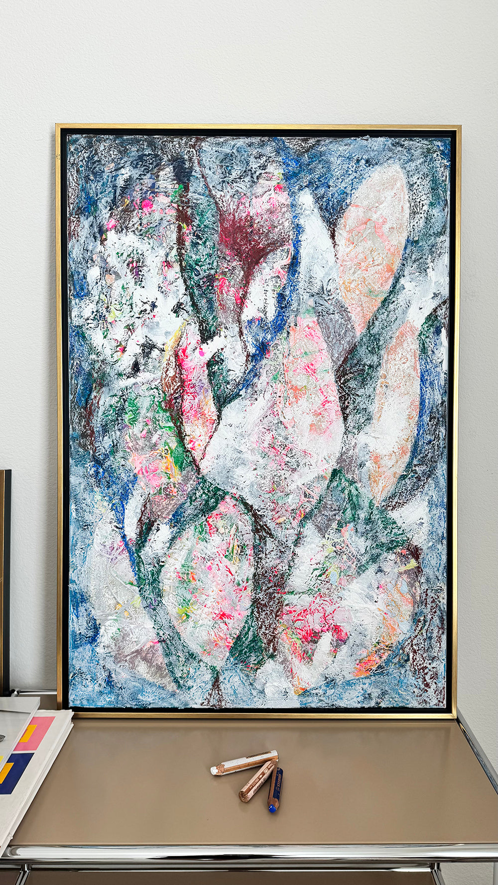 Borealis — Chromatic Abstract Painting (Large Contemporary Statement Piece)