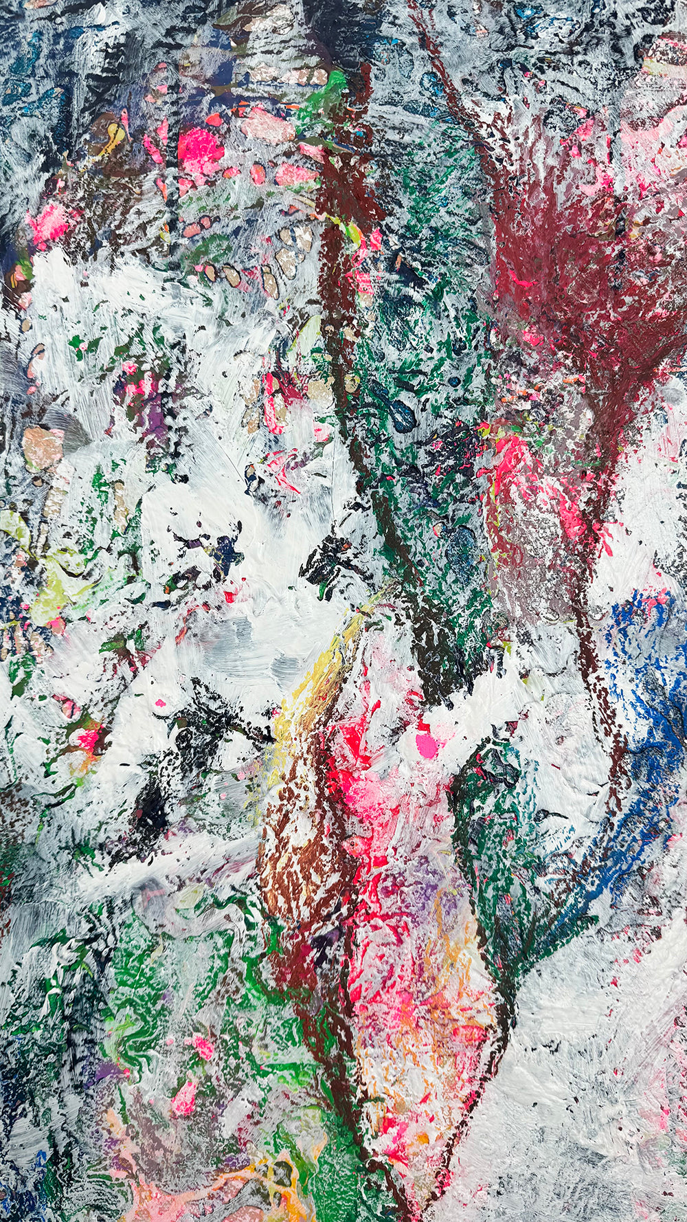 Borealis — Chromatic Abstract Painting (Large Contemporary Statement Piece)
