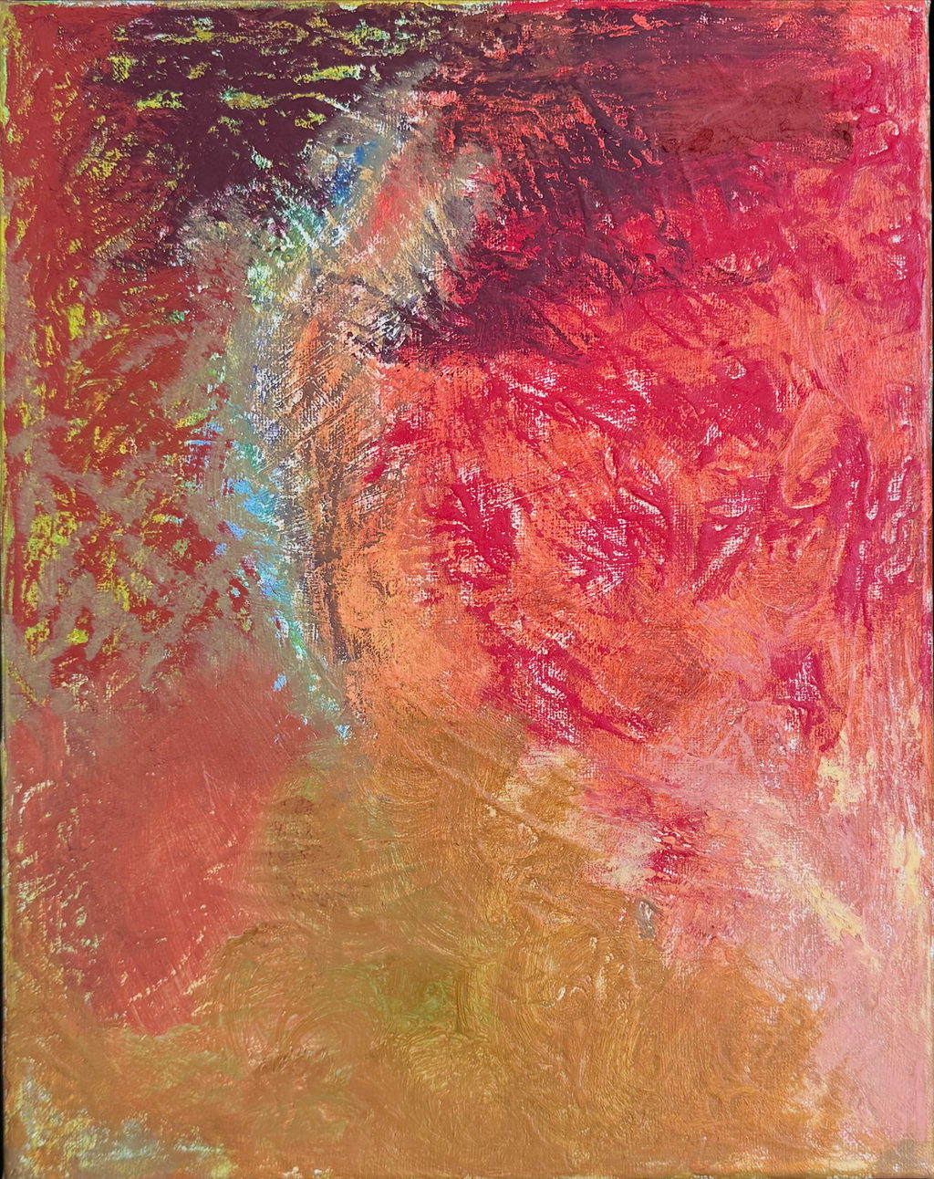 Counterform No. II — Geometric Abstract Painting (Architectural Composition)