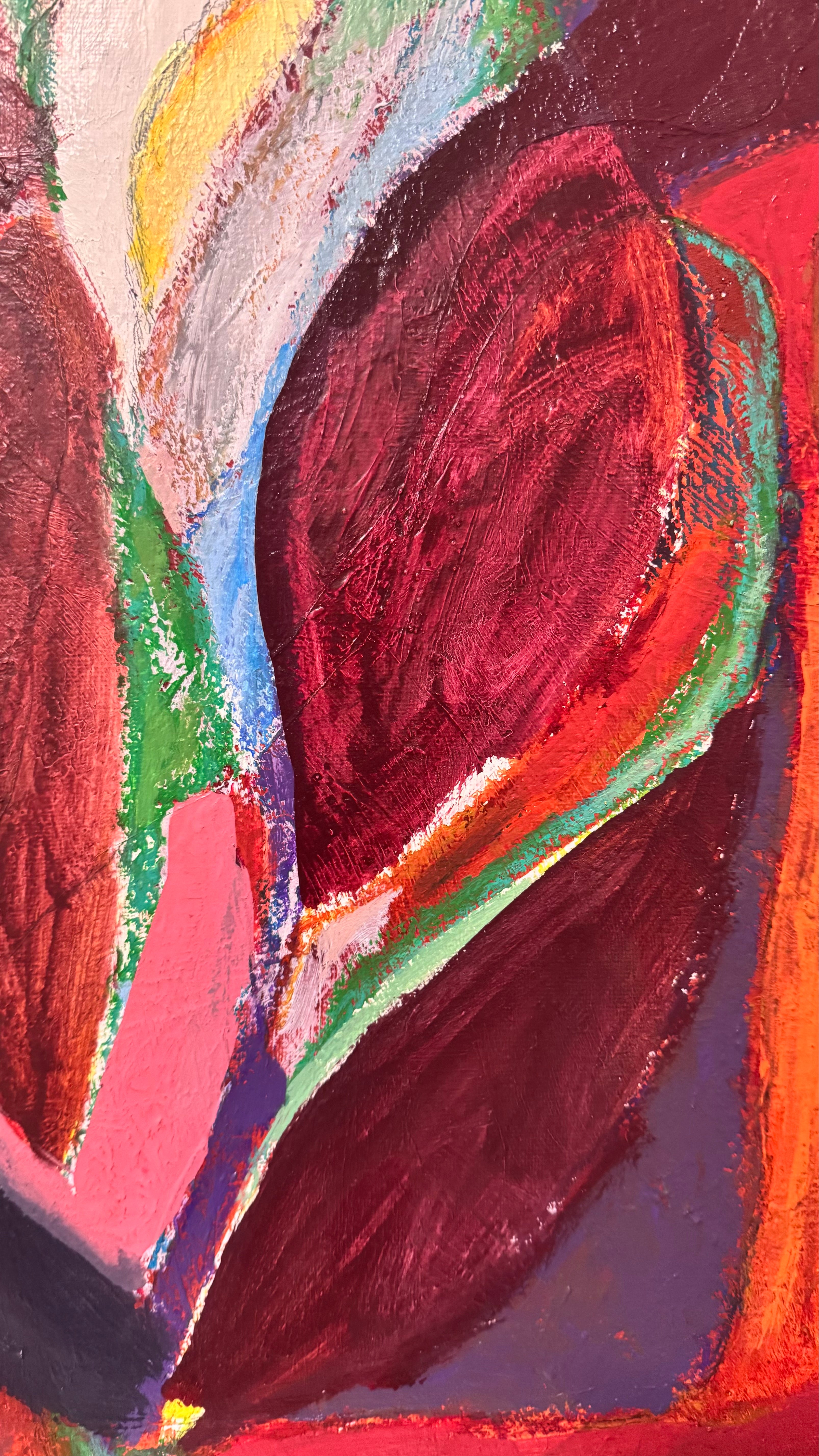 Blossoming Orchard — Organic Abstract Painting (Contemporary Collector Artwork)