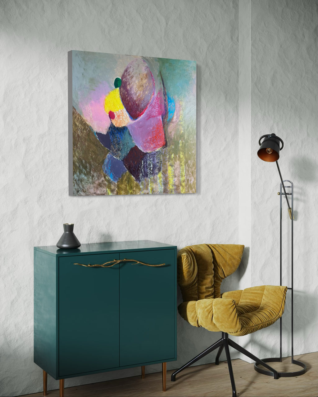 Counterform No. I — Large-Scale Architectural Abstract Painting (Collector Piece)