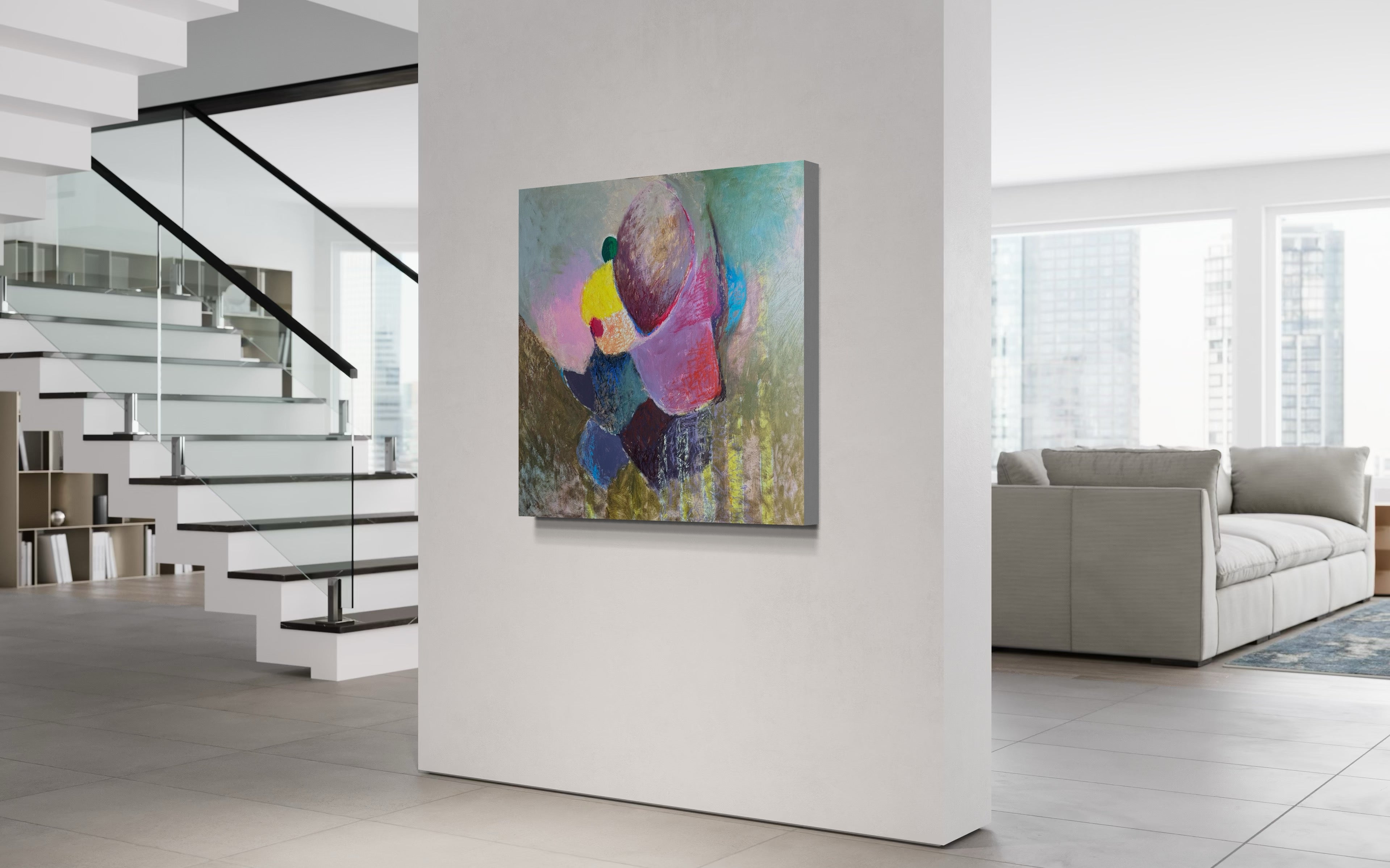 Counterform No. I — Large-Scale Architectural Abstract Painting (Collector Piece)