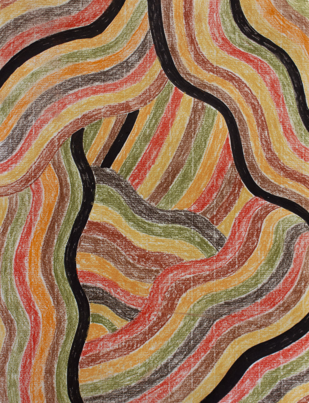Orange Waves