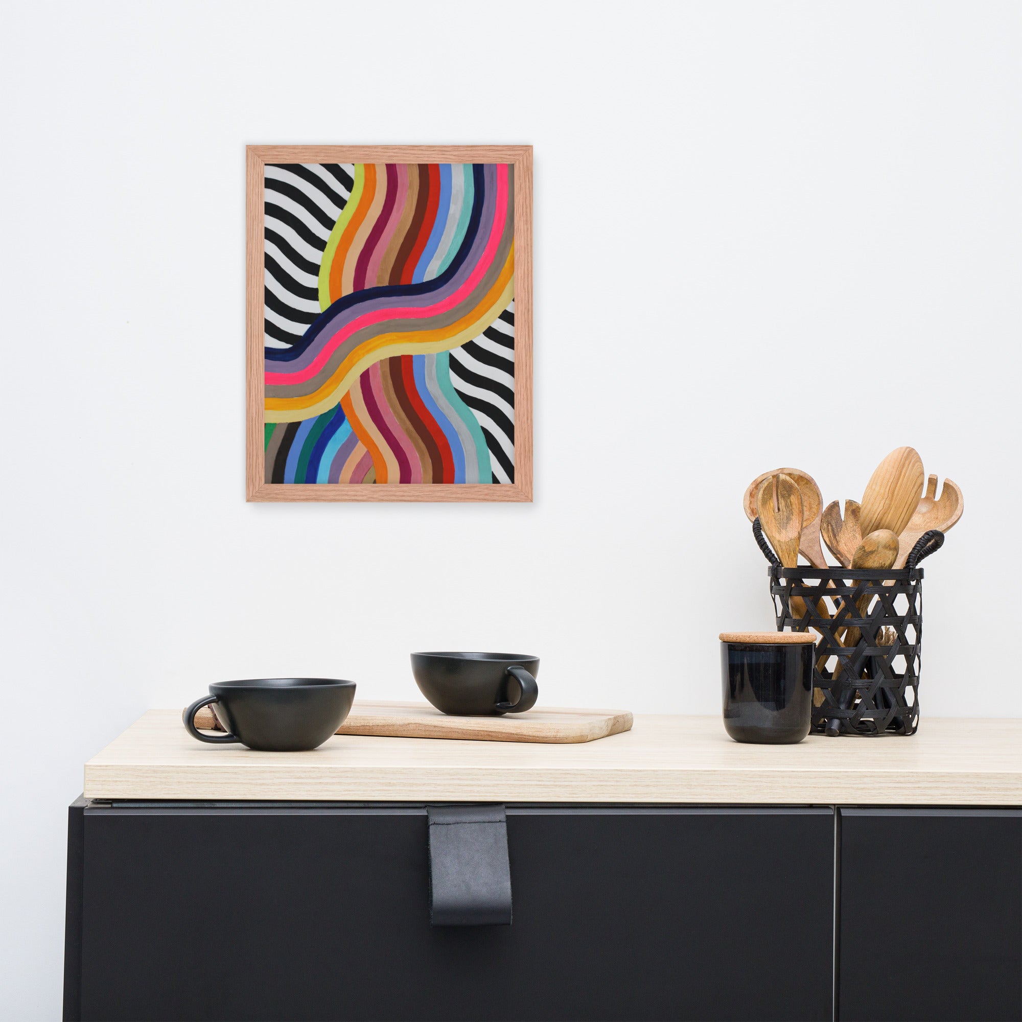 Waves — Print framed poster